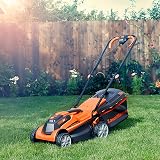 LawnMaster MX 24V 34cm Cordless Lawn Mower with 4.0Ah Battery view 2