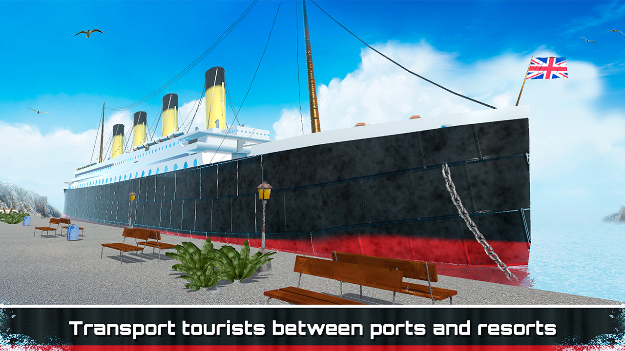 Cruise Ship Tycoon Titanic Simulator Traffic Tour Sea Captain Ocean