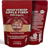Sauk Farm LLC Honeycrisp Apple Fiber, Certified Organic, Vegan, 8 Ounce