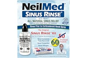 NeilMed Sinus Rinse - A Complete Sinus Nasal Rinse Kit, 50 count (Pack of 1) Count may vary