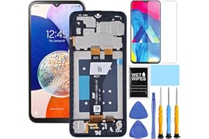 ZTOOYO for Samsung Galaxy A14 5G Screen Replacement with Frame for Samsung a14 a146u Screen Replacement kit s146vl a146a a146w LCD Touch Display digitizer with Repair Part Tools 6.6 inch Black