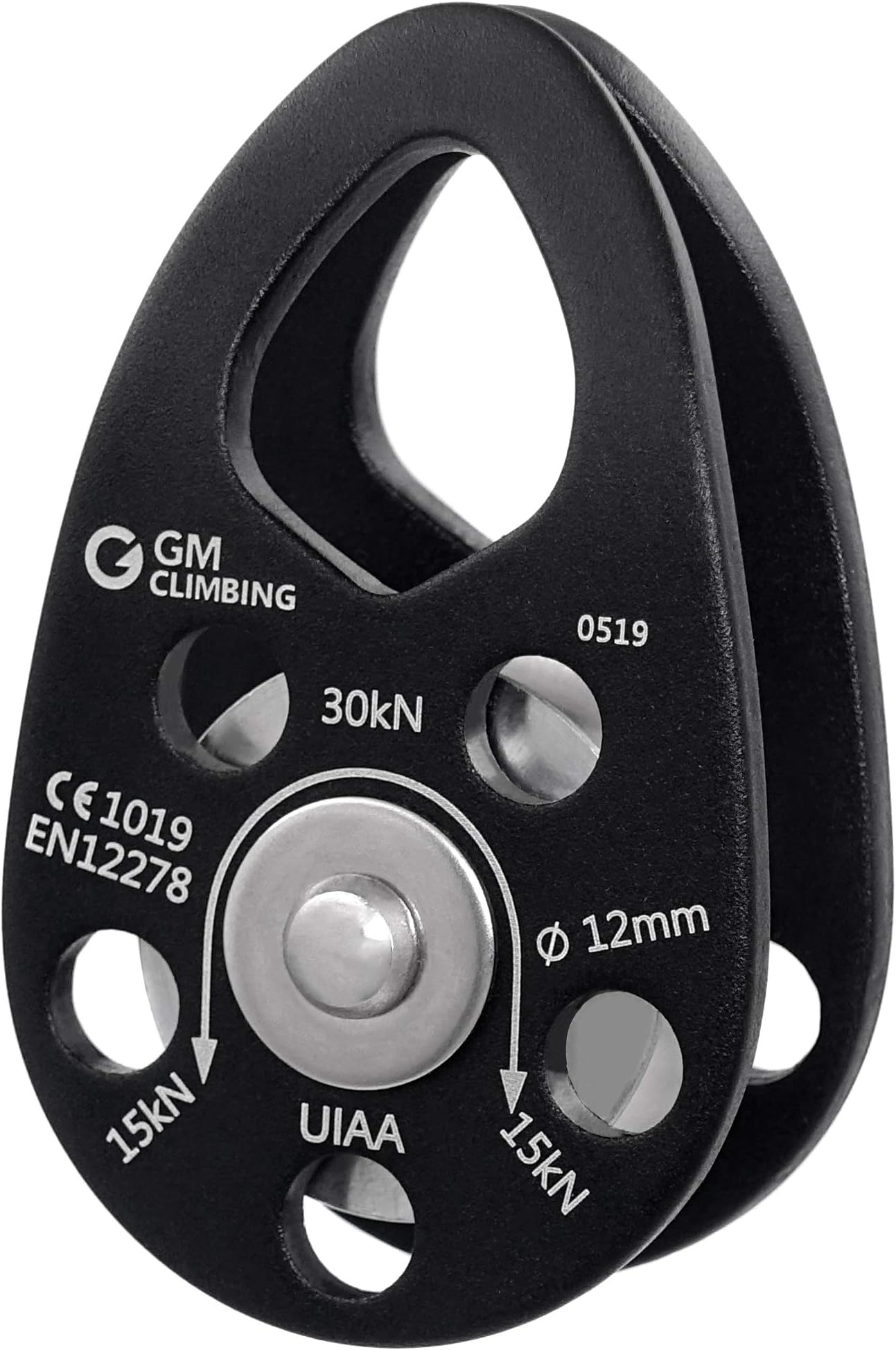 GM CLIMBING UIAA Certified 30kN Swing Cheek Micro Pulley CE General Purpose