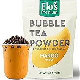 Bubble Tea Powder Kit (200g / 7oz) Mango Flavour| Instant Boba Mix, Ready in 2 Minutes| Authentic Taiwanese Taste, Packed In