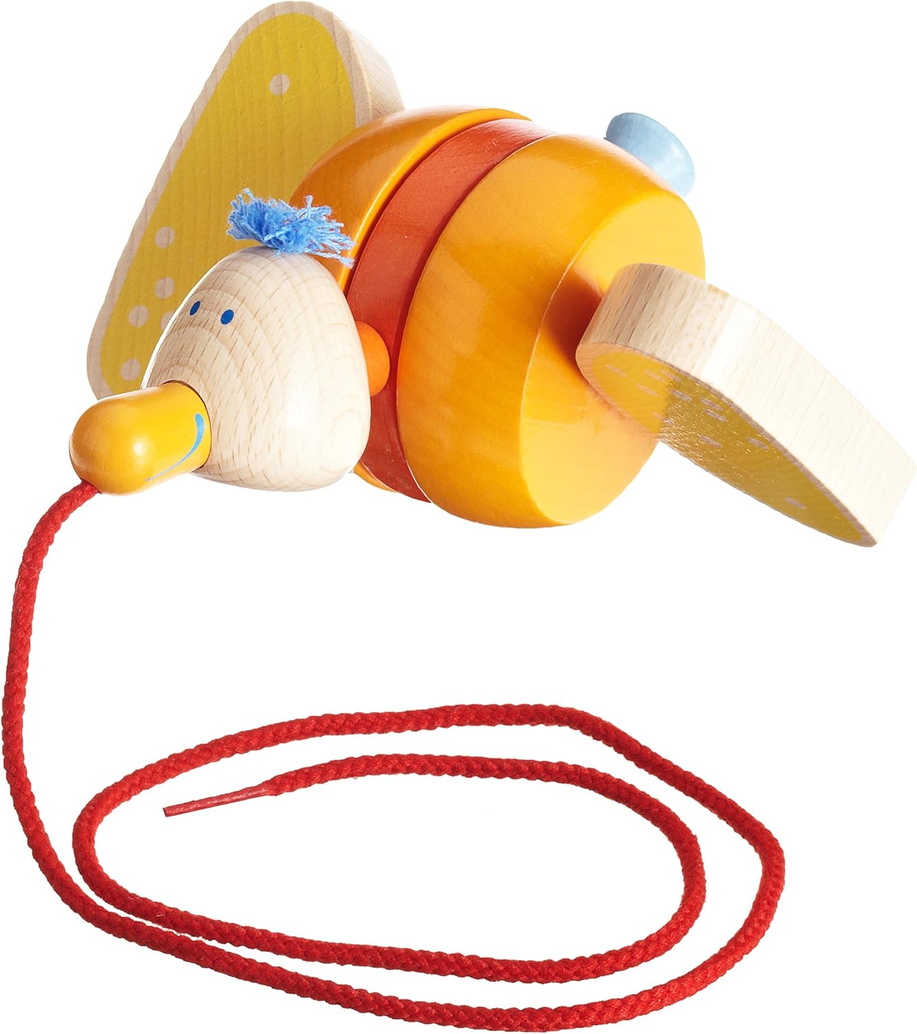 Hinter babyspielzeug gehen