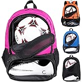 Himal Outdoors Soccer Bag-Backpack for Soccer,Backpack for Football & Volleyball & Handball,Sports Bag with Separate Cleat