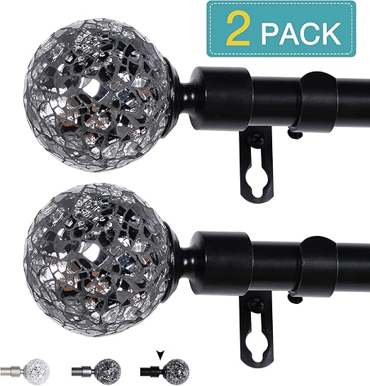 Amazon Com Primebeau 3 4 Inch Diameter Decorative Curtain Rods