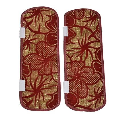 Kuber Industries PVC 2 Piece Multipurpose Fridge Handle Cover Set - Maroon