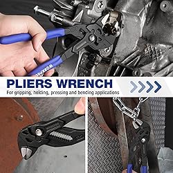 WORKPRO 10-Inch Pliers Wrench, CR-V Construction