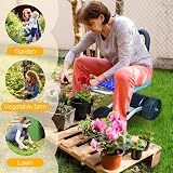 Rotating Garden Seat 360° Rolling Chair Adjustable Height with Wheels view 9
