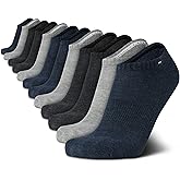 Tommy Hilfiger Men's Athletic Socks - Cushion No Show Socks (12 Pack)
