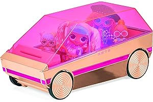LOL Surprise 3-in-1 Party Cruiser Car with Surprise Pool, Dance Floor and Magic Black Lights, Multicolor - Great Gift for Gir