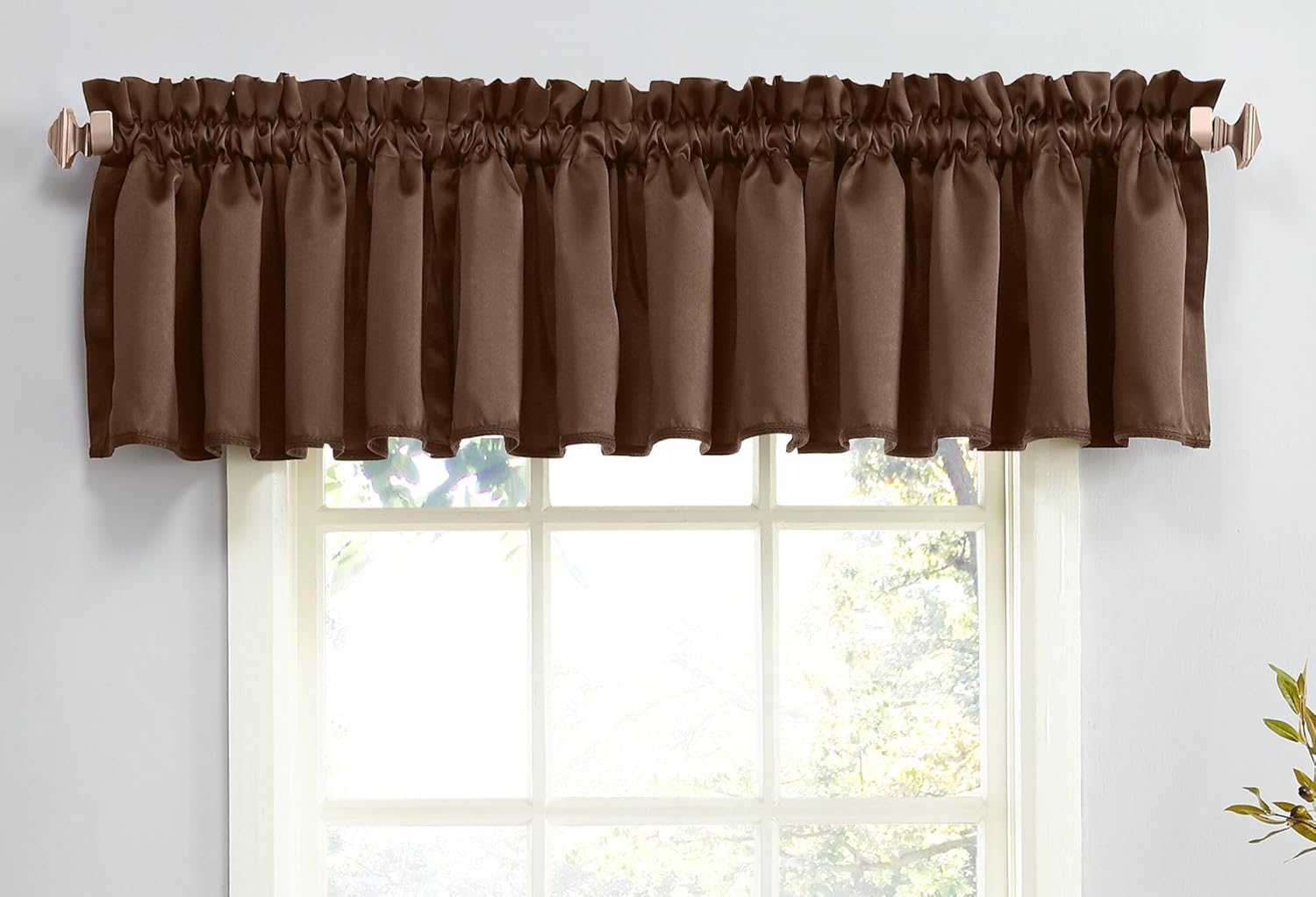 Best valance curtains for living room brown