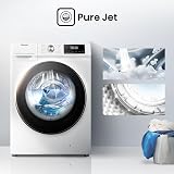 Hisense WDQA1014EVJM 60cm Freestanding Washer Dryer 10 kg 1400 RPM White view 6