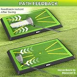 IMAYCC Golf Mat 2PCS Replaceable Hitting Practice Mat with Anti-slip Base view 4