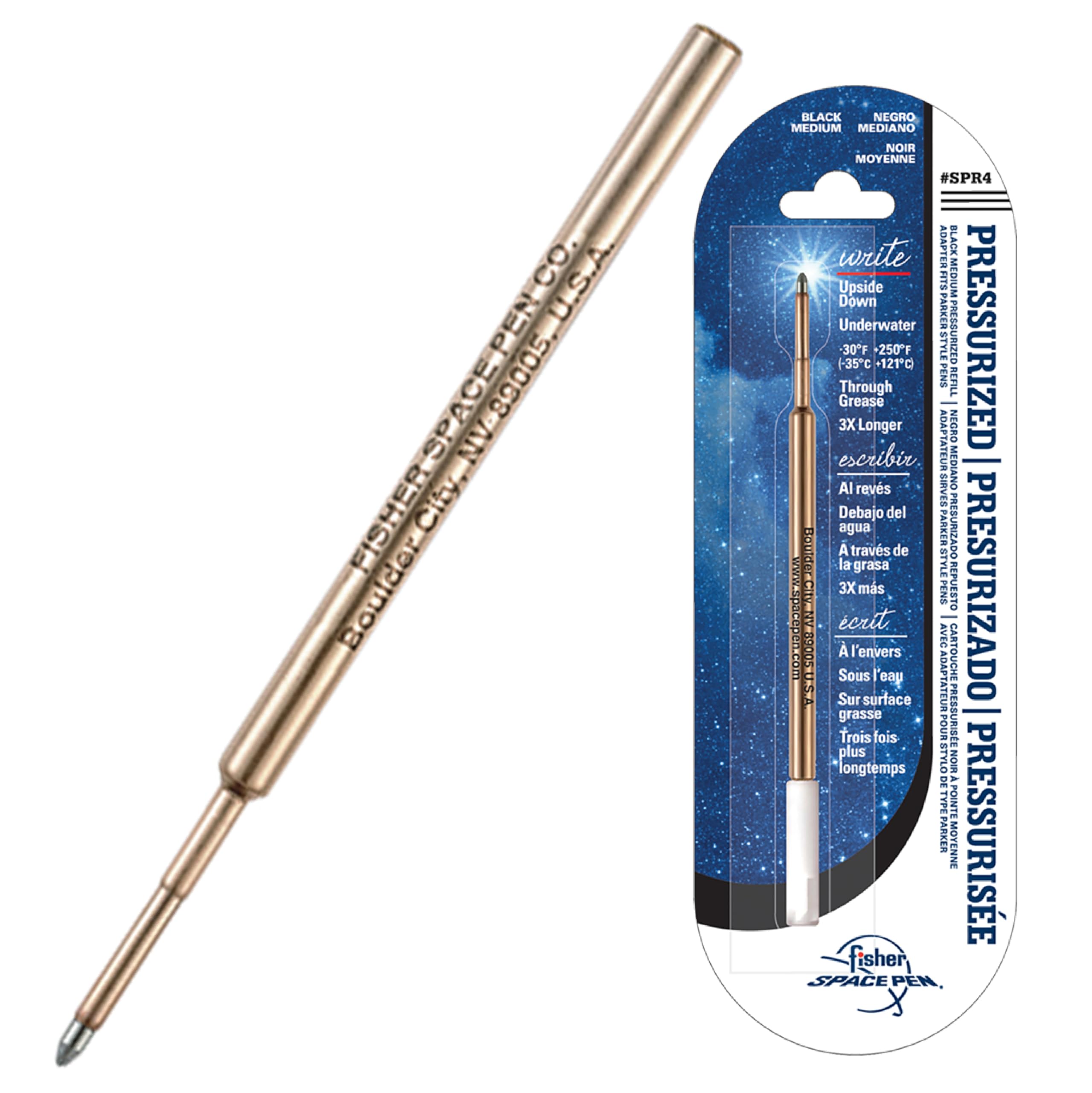 Fisher Space Pen Refill SPR4 Black Ink/Medium Point