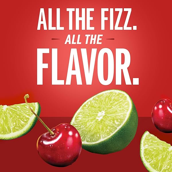 IZZE CHERRY LIME STRAIGHT BEVERAGES, 8.4 FL OZ, PACK OF 24