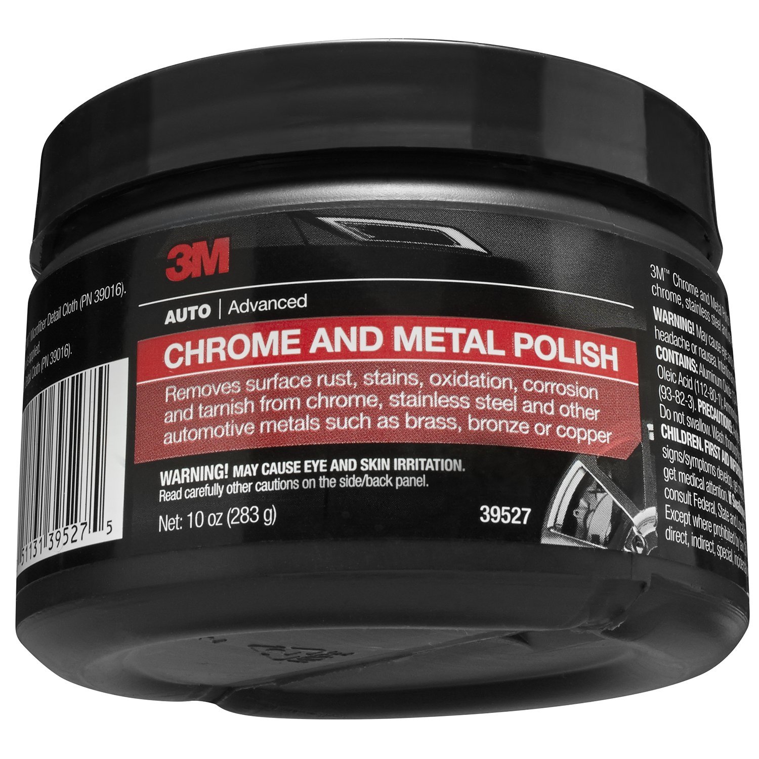 Photo 1 of 3M Chrome and Metal Polish, 39527, 10 oz, Used on Wheels, Trim and Bumpers, for Automotive