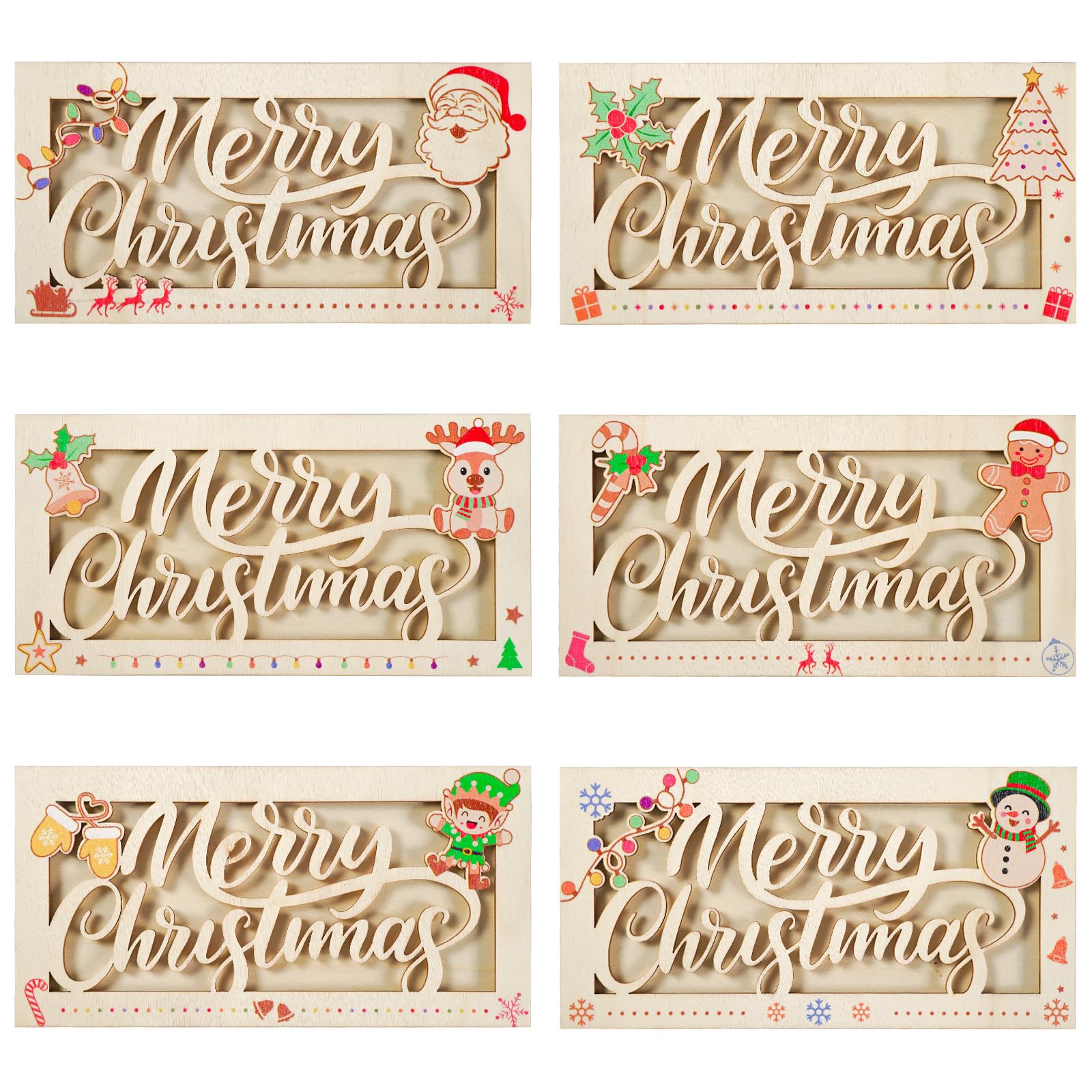 View 1 of 12Pcs Wooden Cash Envelope Money Wallet Christmas Money Holders Merry Christmas Cash Holder Gifts Bulk Moneys Box Gift Xmas Party Favors for Family Xmas Winter Holiday Wood Gifts Party Decor Supplies