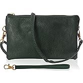 Humble Chic NY Vegan Leather Wristlet Purse for Women - Small Clutch Purse with Shoulder and Wrist Straps