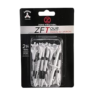 Zero Friction Tour 3-Prong Golf Tees