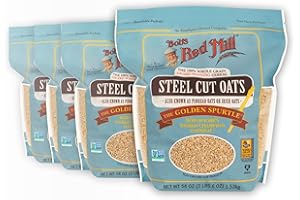 Bob's Red Mill Steel Cut Oats, 54oz (Pack of 4) - Non GMO, Whole Grain, Vegan, Kosher
