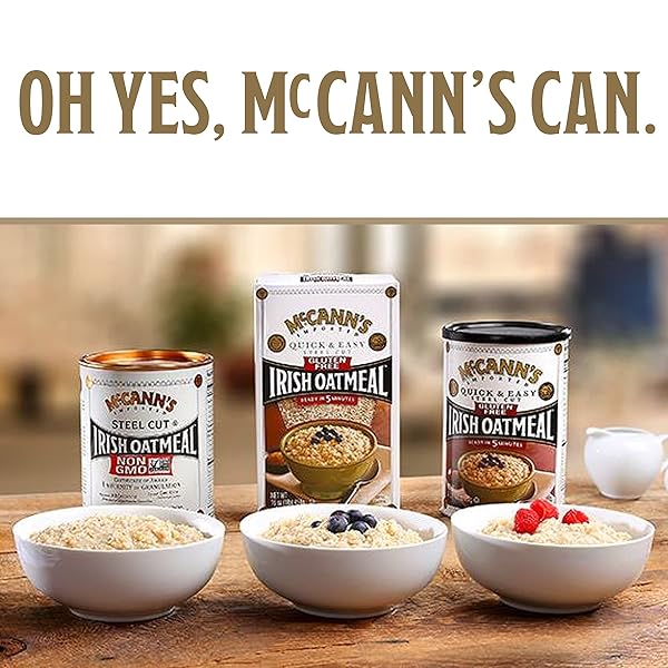 MCCANN’S INSTANT IRISH OATMEAL, MAPLE & BROWN SUGAR, 10 PACKETS