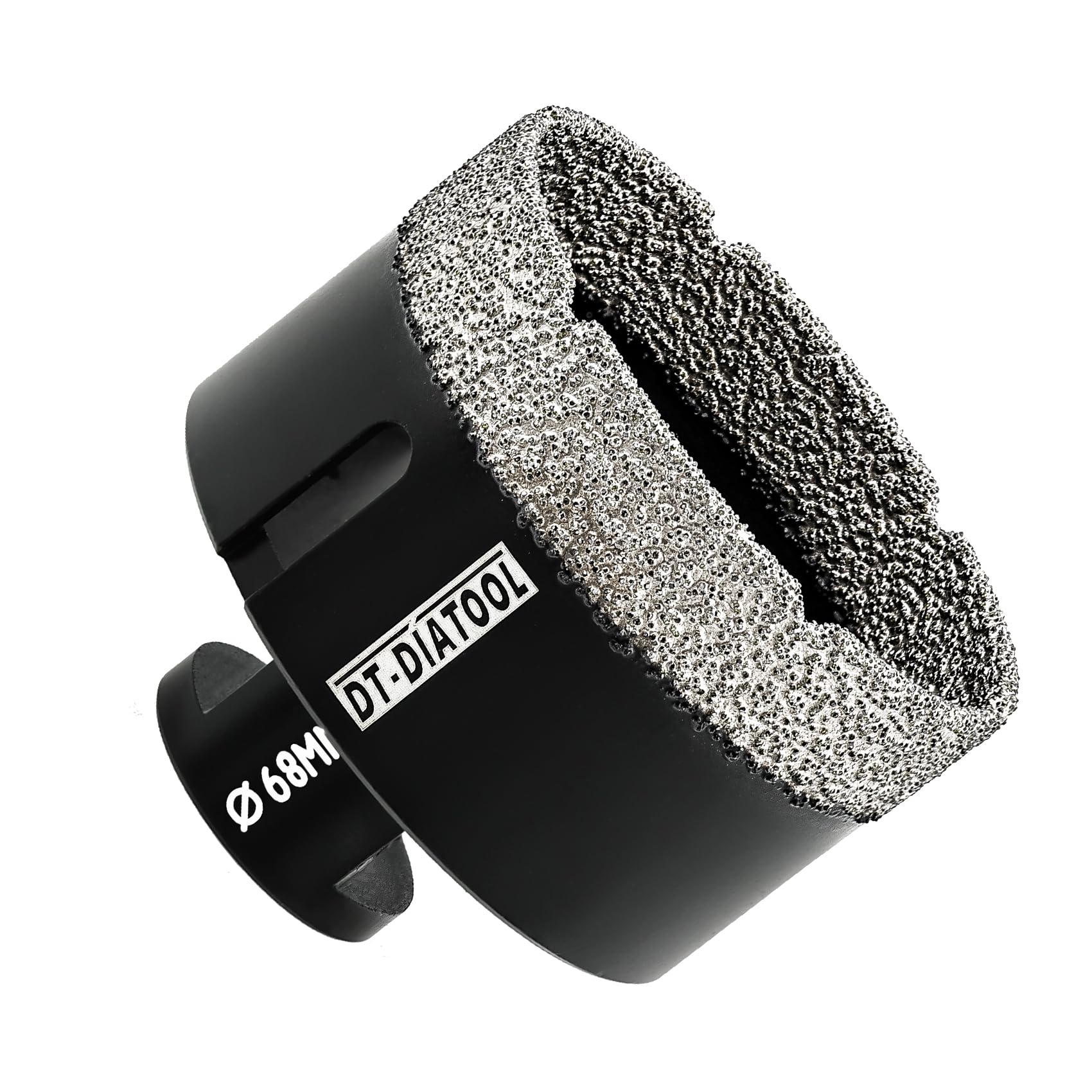 DT-DIATOOL Diamond Drill Bit 68mm Hole Saw for Dry Drilling Tile Porcelain Marble Ceramic Granite