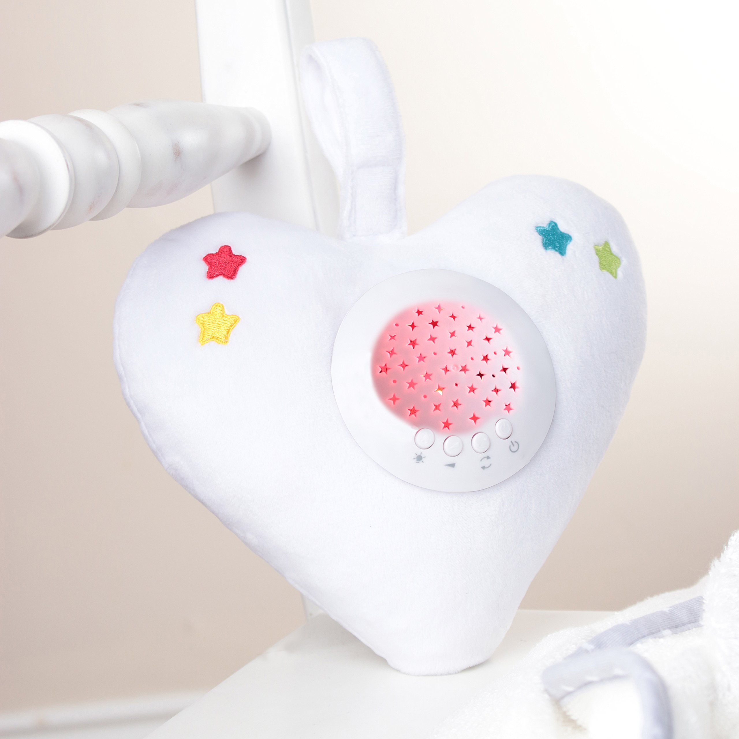 Little Chick London Night Time Light Projector, White