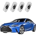 Never Fade Door Light Logo,HD LED Welcome Lights Lamp Door Light Puddle Lights Kit Compatible with LS/ES/is/LX/RX/GS/GX/RC/UX (4pack)