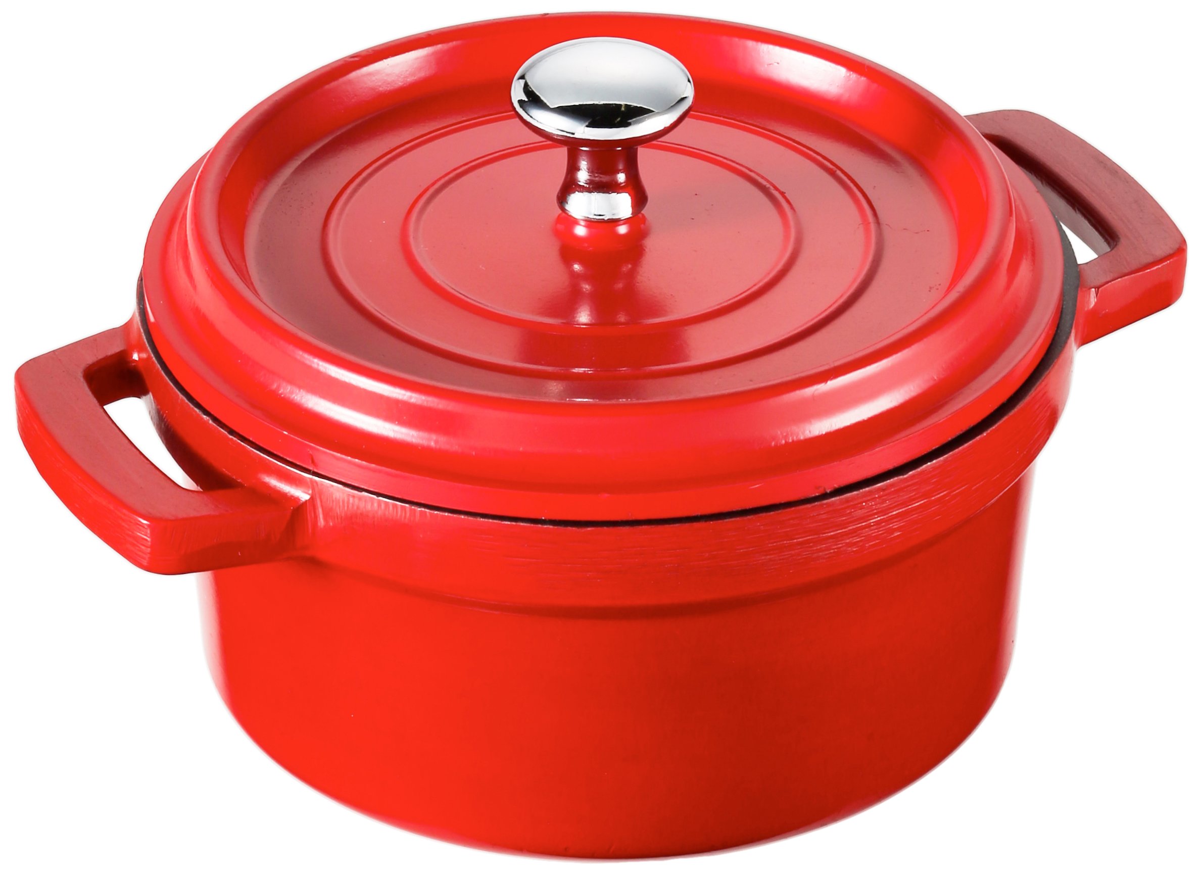 Lacor 25909 Cast Aluminium Casserole, 9.5 cm, Red