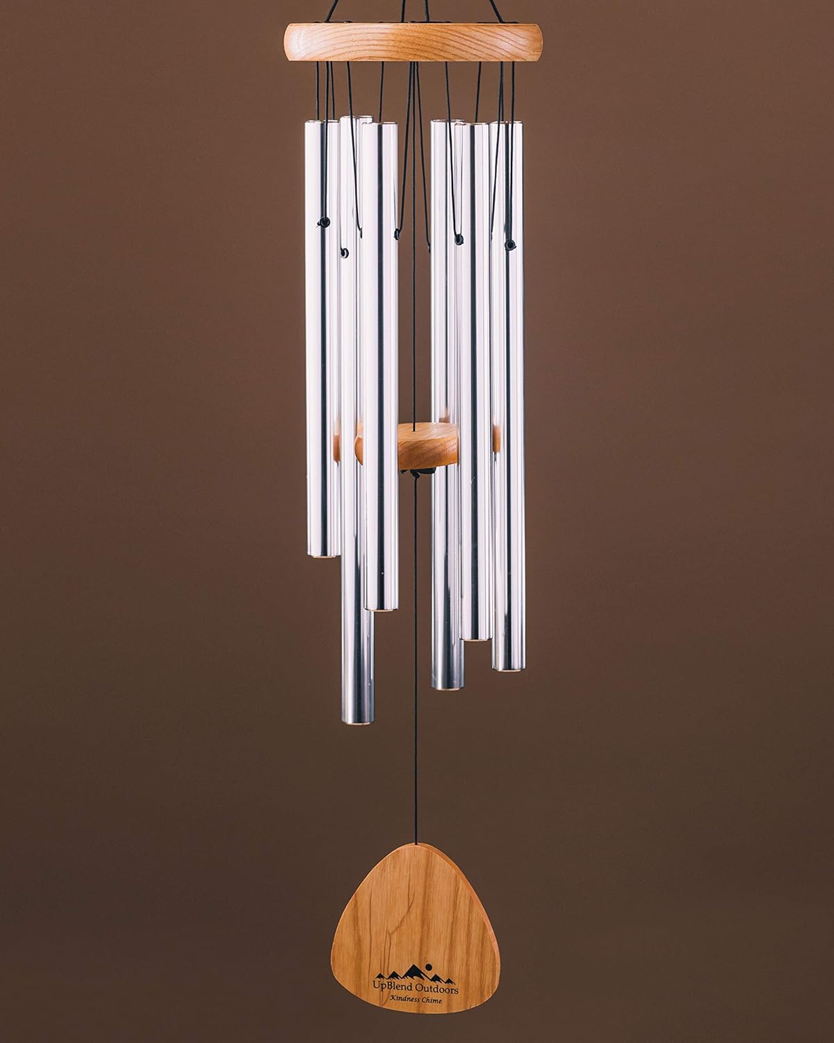 UpBlend Outdoors Wind Chimes for People who Like Their Neighbors 2 - an Amazing Addition to a Patio, Porch, Garden, or Backyard - 29" Total Length. : Garden & Outdoor