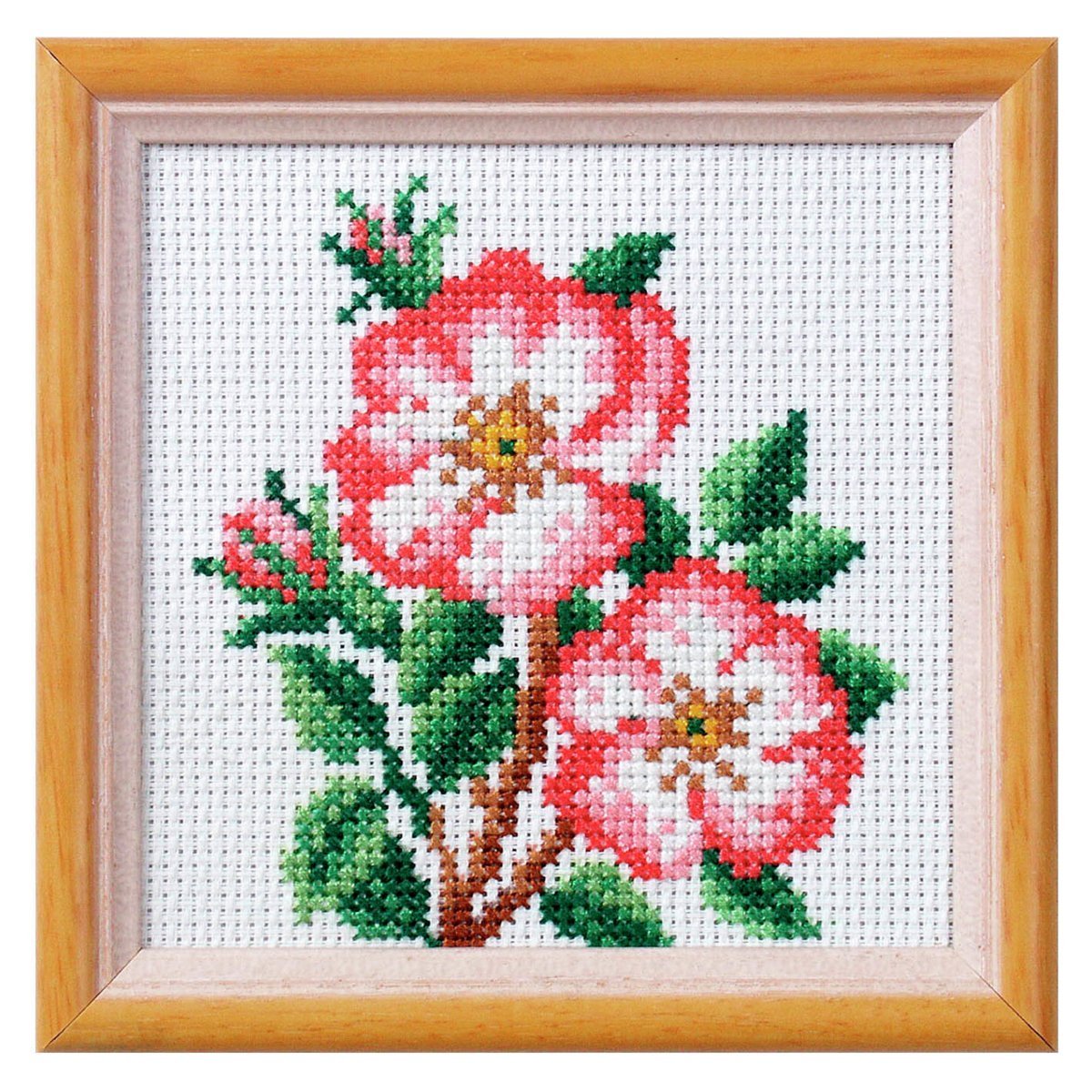 Dog Rose Cross Stitch Kit
