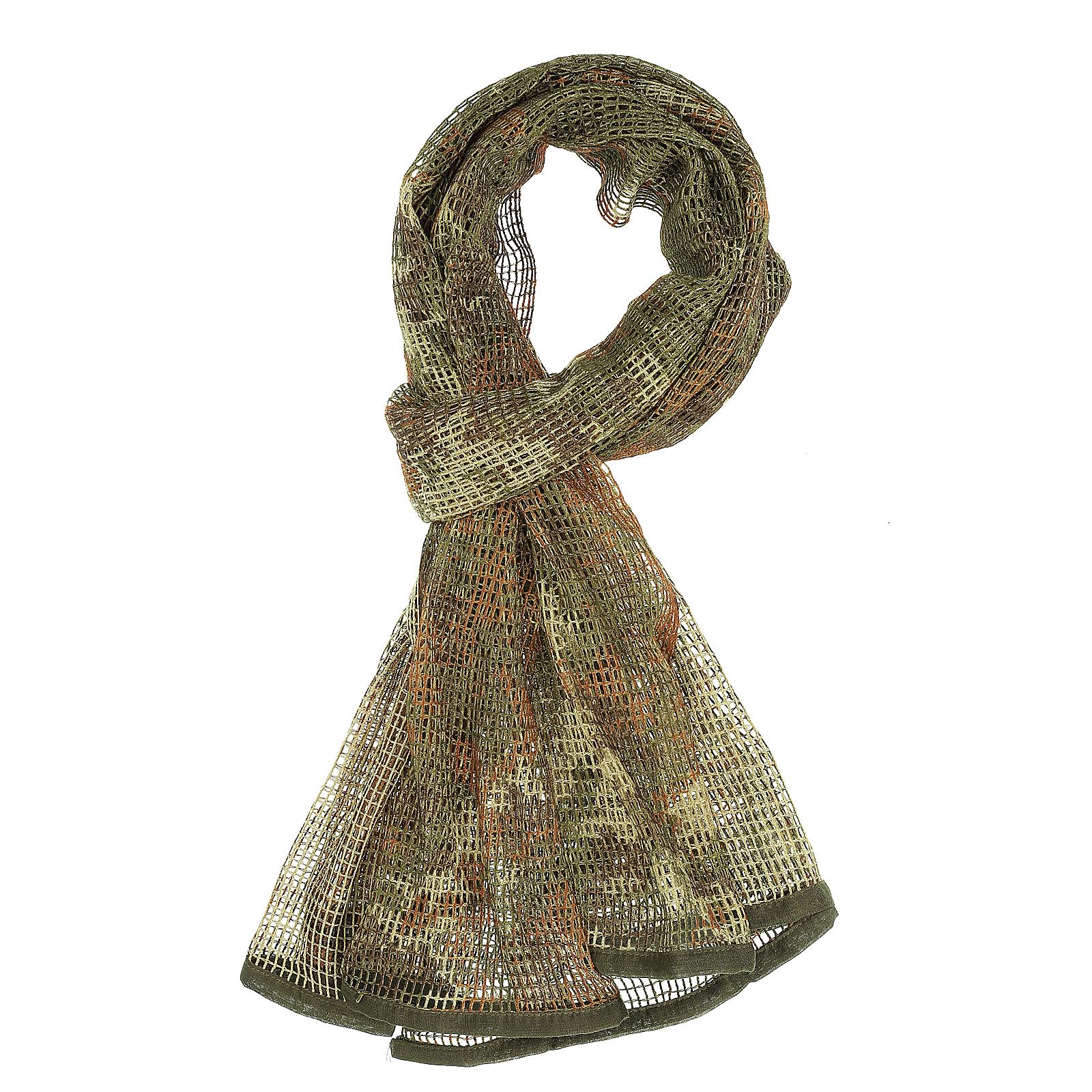 PATIKIL 71"x35" Camouflage Veil Scarf, Camo Netting Veil Camo Mesh Neck Scarves Desert Mesh Scarves for Outdoor, Camo