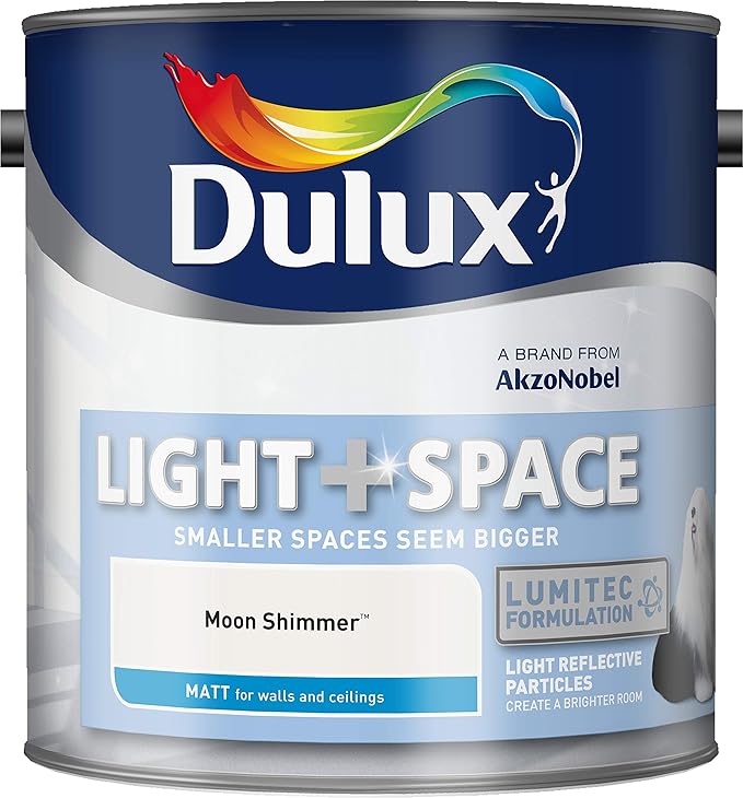 Dulux Light & Space Matt Emulsion Paint For Walls And Ceilings Moon