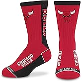 For Bare Feet NBA Unisex Kids Nba Mvp Crew Sock Youth