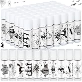 Siifert 20 Pcs Halloween Lip Balms Bulk, Boo Basket Stuffers for Adults | Halloween Party Favors for Adults, Boo Basket Stuffers, Ghost Pumpkin Bat Lip Balm for Treat Bags, Women, Men, Gift Supplies