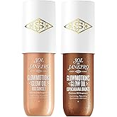SOL DE JANEIRO Glowmotions Glow Body Oil Travel Size Duo | Copacabana Bronze & Rio Sunset | Shimmer Body Oil Bundle | Pack of 2, 2.5 fl oz.