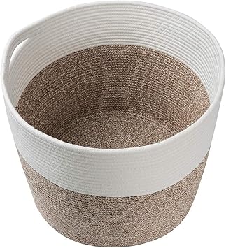 PPLAE Cesta de la Cuerda de algodón Grande Bebé Cesta de lavandería