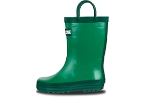 LONECONE Lone Cone Elementary Collection - Premium Natural Rubber Rain Boots with Matte Finish for Toddlers and Kids