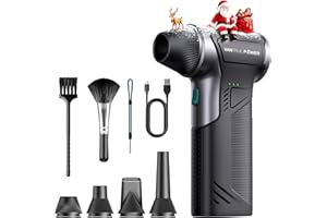 T150 Compressed Air Duster-110000RPM Super Power Electric Air Duster, 3-Gear Adjustable Mini Blower with Fast Charging, Dust 