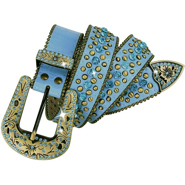 Belts.com Unisex Crystal Rhinestone Belt Western Fashion  display picture 2