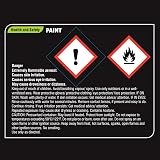 Autotek Professional High Covering Power Spray Paint Satin Black 500 ml view 7