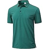 Polo Shirts for Boys Golf Polo Shirt Short Sleeve Boys Performance Polo Dry Fit Stretch Collared UPF50+ Kids Golf Shirts
