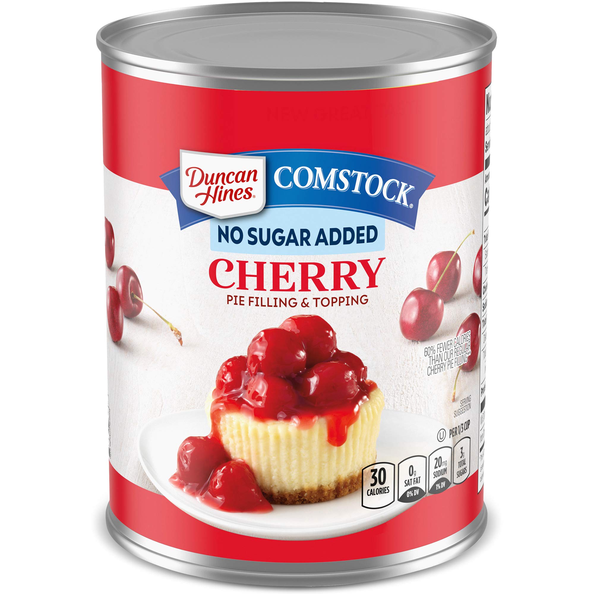 Duncan Hines Comstock No Sugar Added Pie Filling