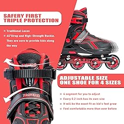 2PM SPORTS Torinx Red Boys Adjustable Inline