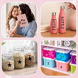 12 Sheets Letter Stickers 900 Alphabet Stickers