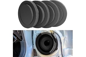 VOFONO 4PCS Speaker System - 6.5 inch Foam Baffles Enhancer Kit with Bass Blocker for 6" & 6.5" Speakers