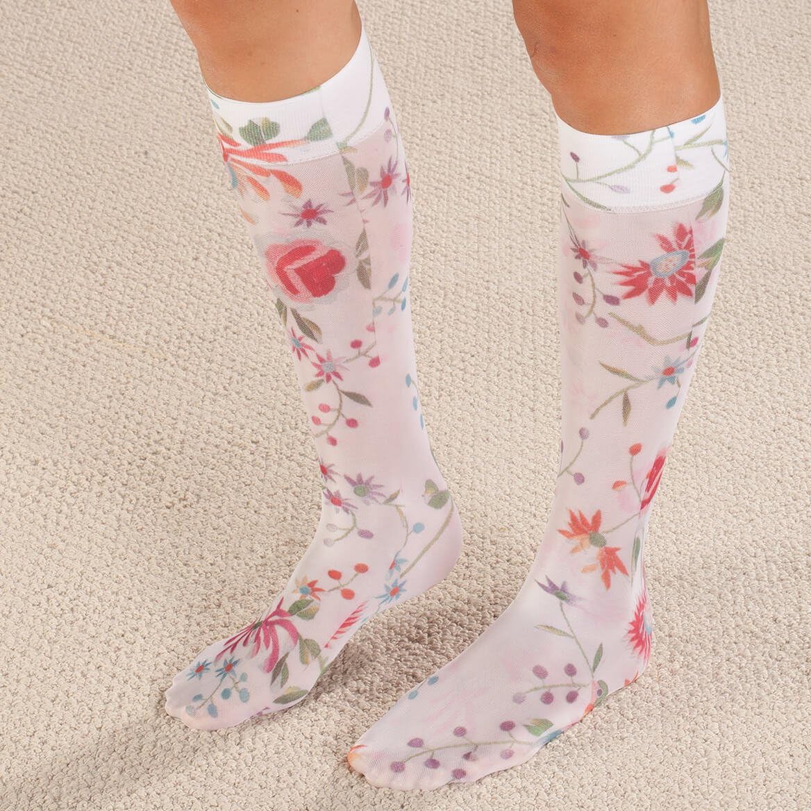 Celeste Stein Therapeutic Compression Socks, Nude, 8-15 mmhg, 1-Pair: Health & Personal Care