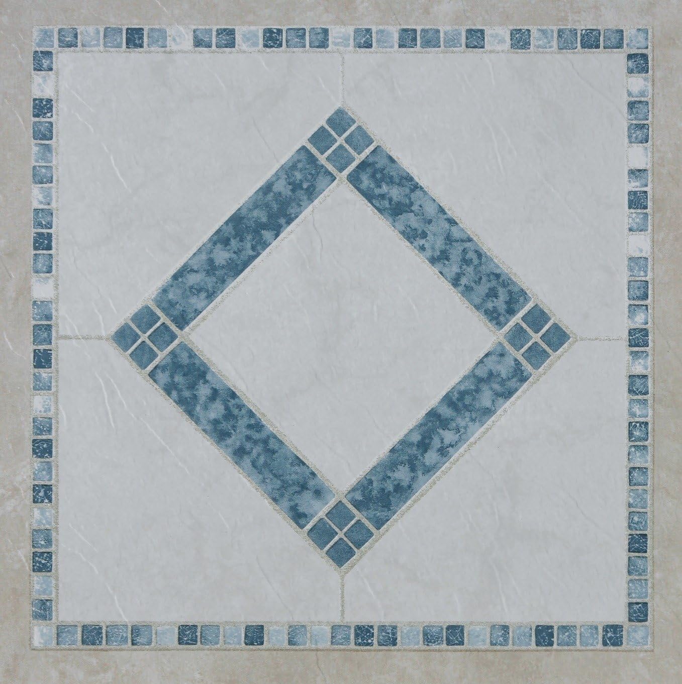 dcfix® High Quality Self Adhesive Vinyl Floor Tiles Blue Mosaic (1m²