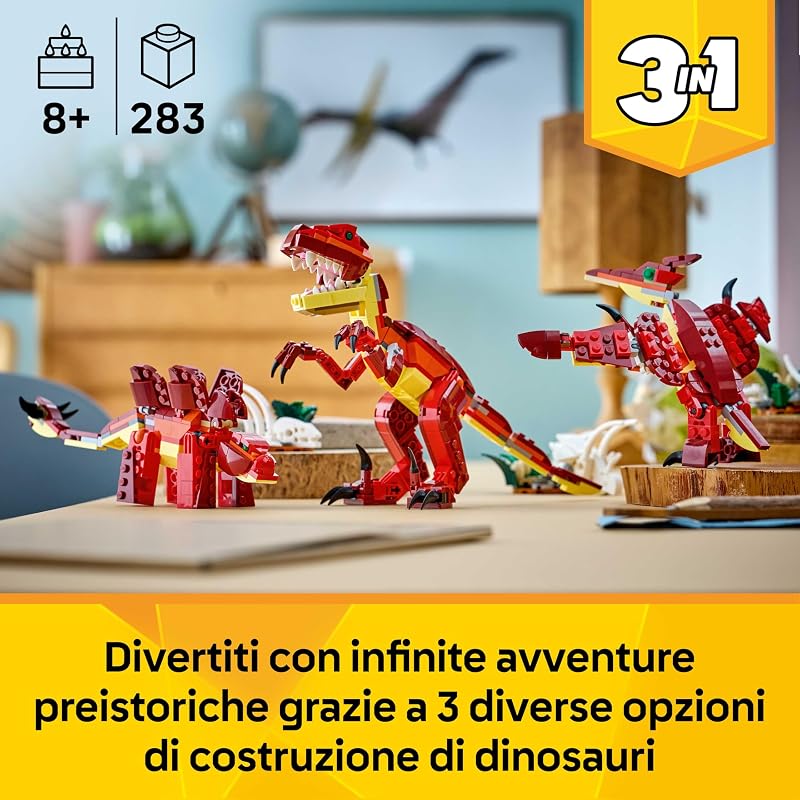 Creator 3 in 1 Feroce dinosauro 31379